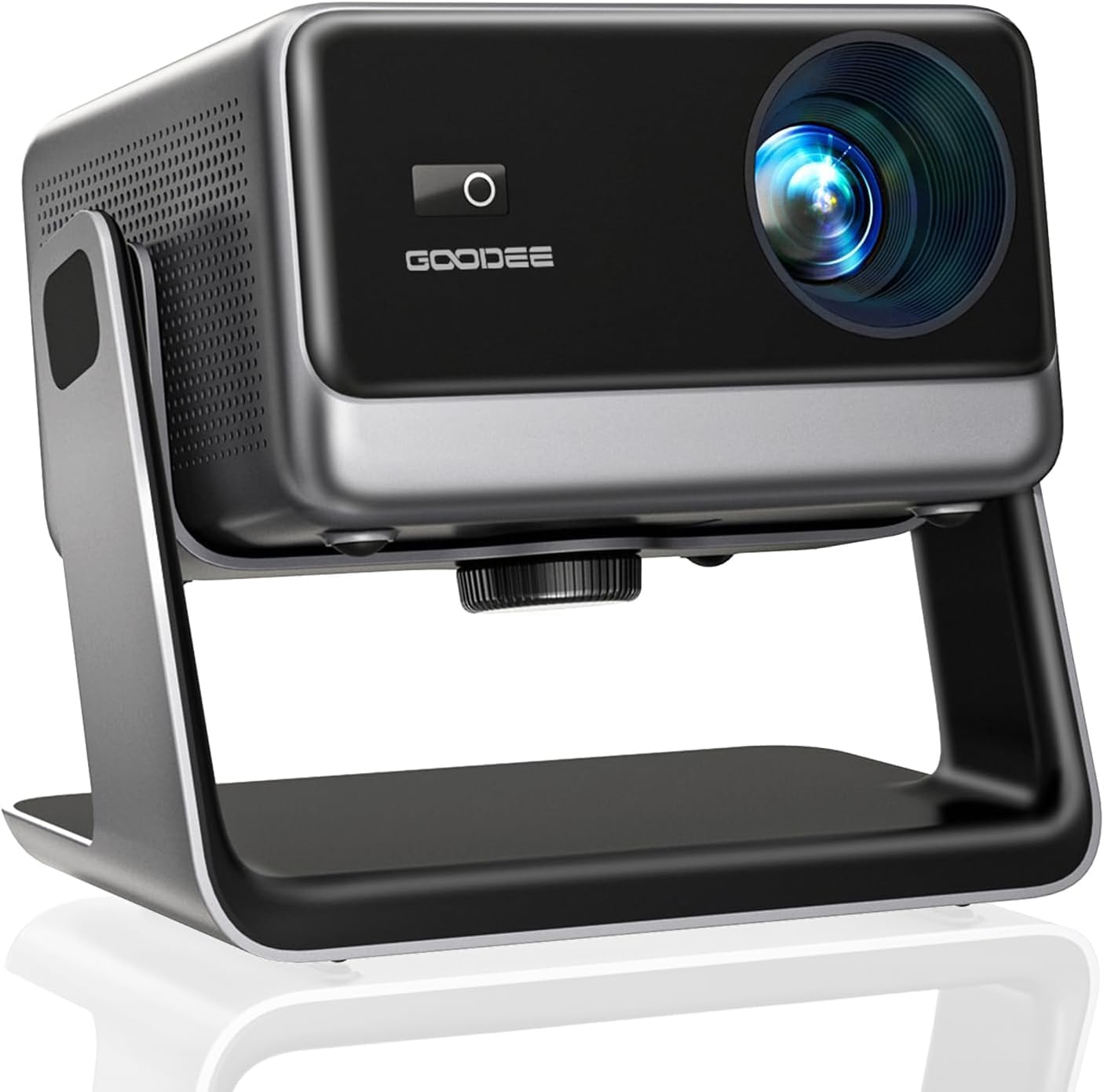GooDee Video Projector With Wifi And Bluetooth, Smart Portable Projector Movie S