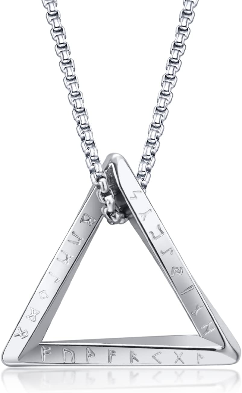 VNOX Viking Necklace for Men & Women | Norse Viking Jewelry Gift | Nordic 24 Run