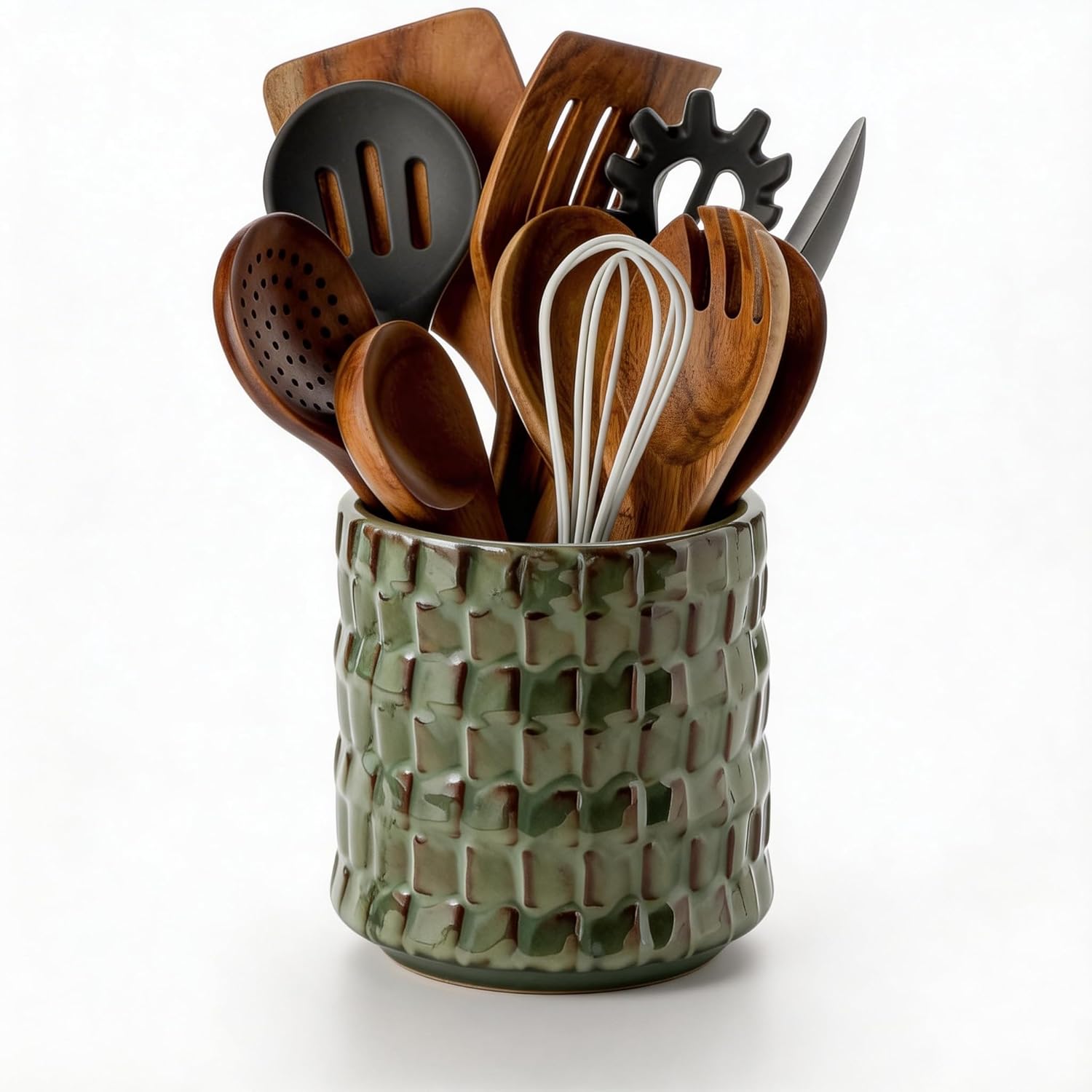 Utensil Crock Kitchen Utensil Holder just $14.48 at Amazon