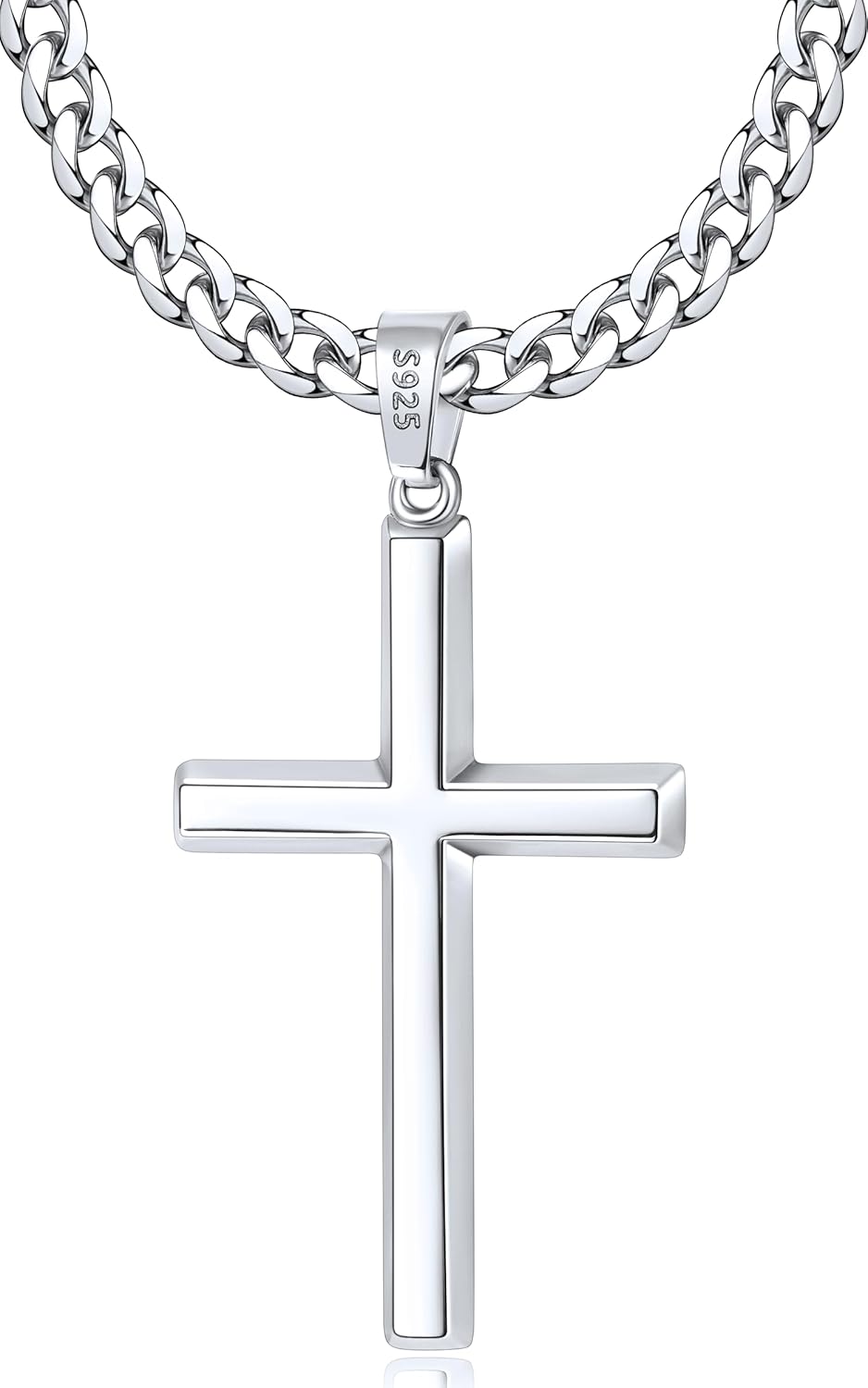 Eterjew 925 Sterling Silver Cross Necklace fo ONLY $33.99 at Amazon