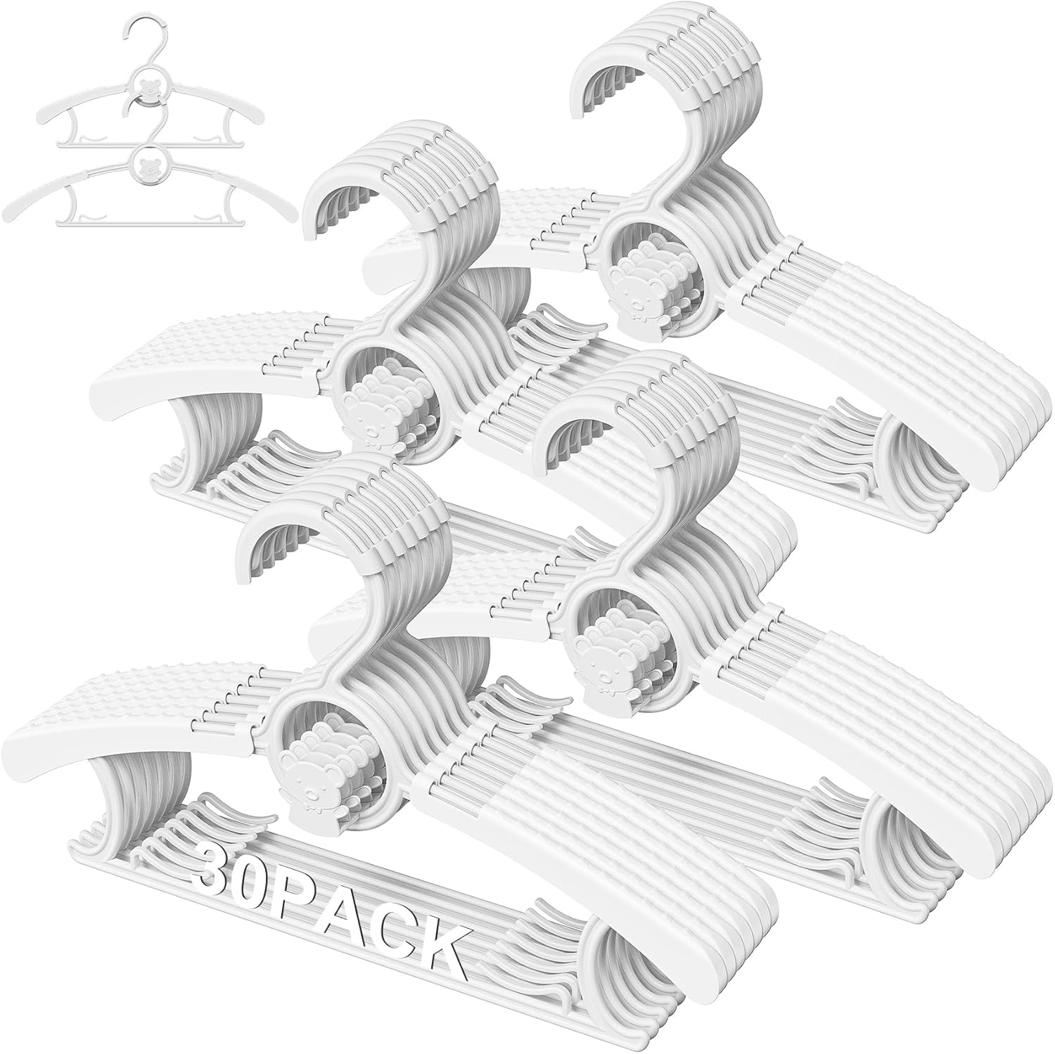 Eunhdet 30 Pack Kids Hangers just $14.99 at Amazon