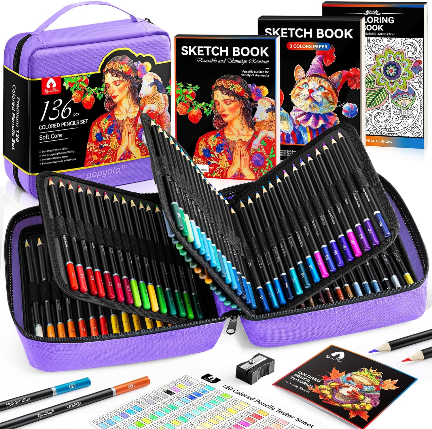 136 PCS Colored Pencils Set for Adult Colorin ONLY $39.99 at Amazon