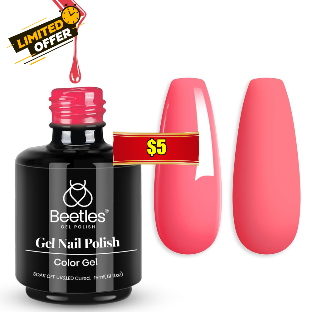 Beetles Pink Gel Polish Deal at Beetles