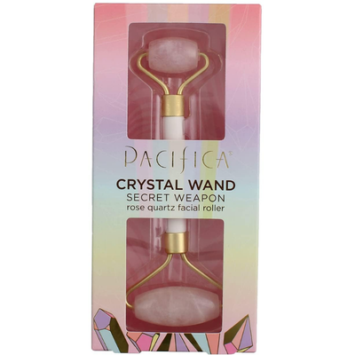 Pacifica Crystal Wand Rose Quartz Facial Roller