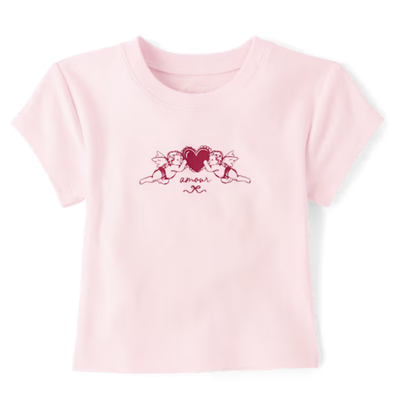 Tween Girls Graphic Baby Tee for $8.08 (Reg $26.95)
