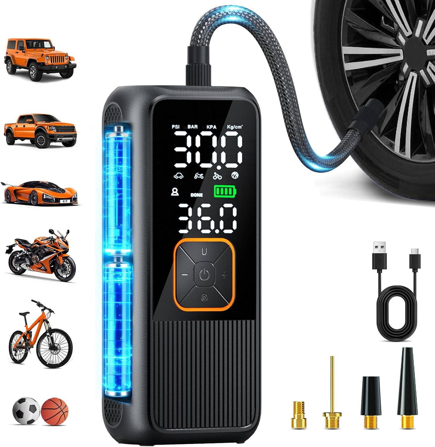 150 PSI Rechargeable Air Pump