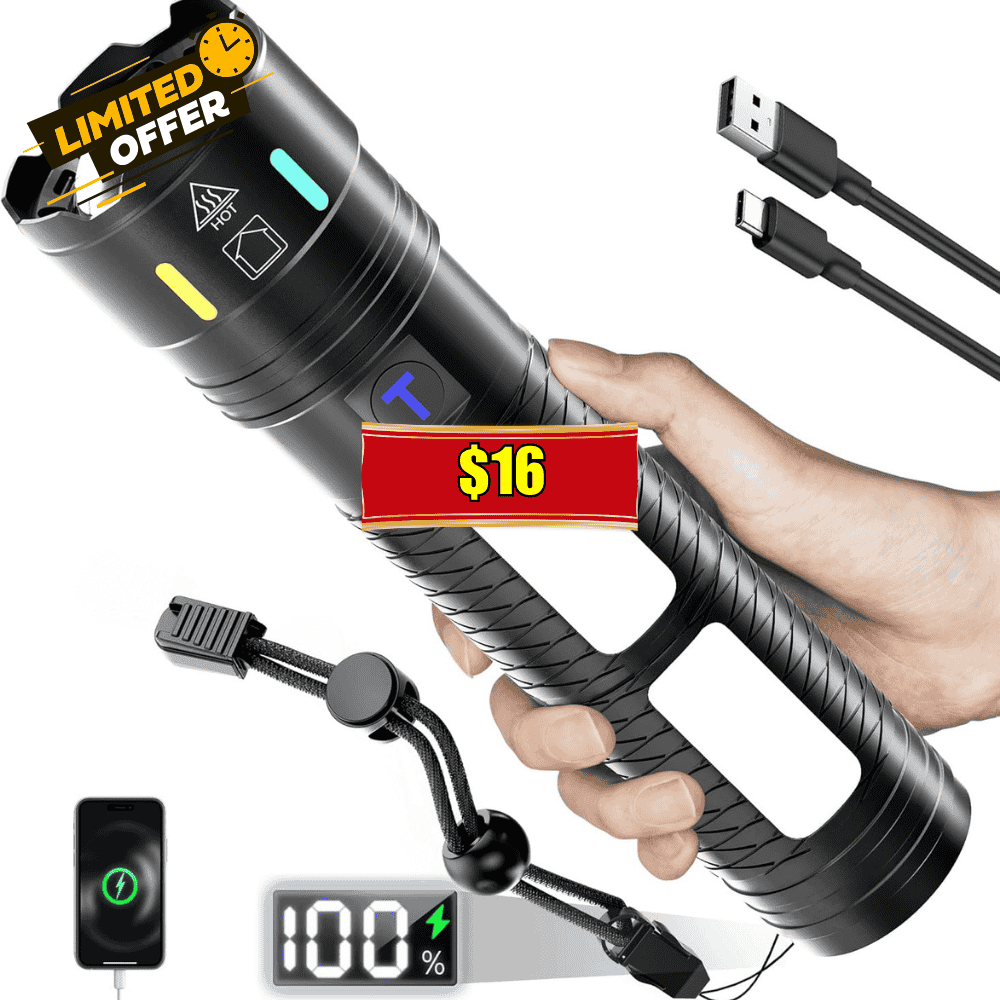 Rechargeable Flashlights High Lumens Promo at DealsFinders.com