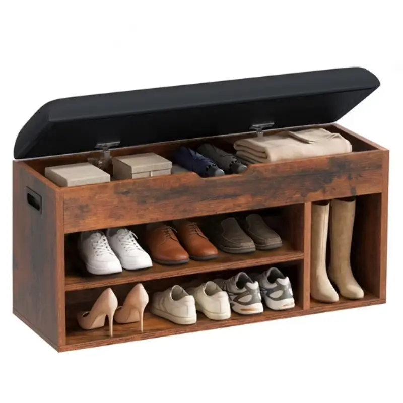 3-Tier Adjustable Shoe Storage Bench for $30.99