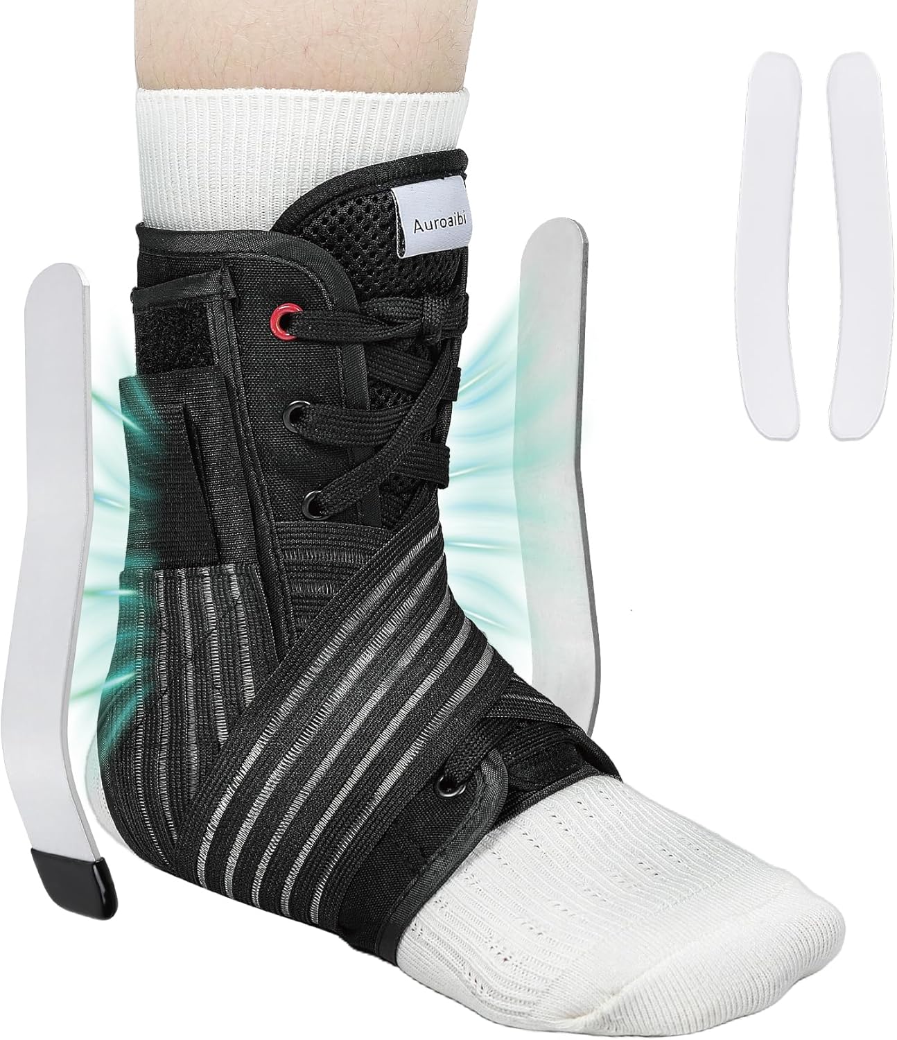 Auroaibi Ankle Brace for Sprained Ankle Lace  ONLY $12.24 at Amazon