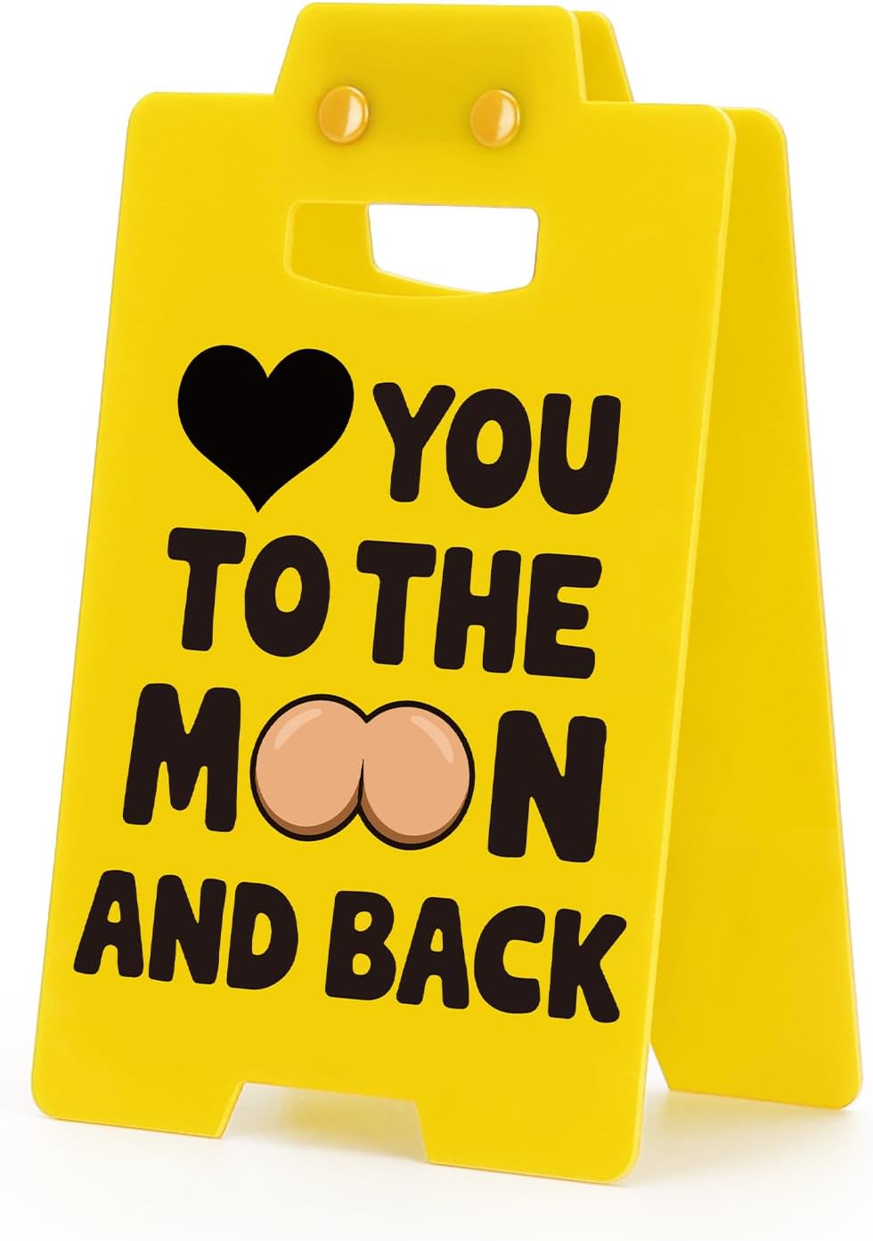 HOMQYTE Funny Gag Gifts – Heart Theme Sign Of ONLY $3.99 at Amazon