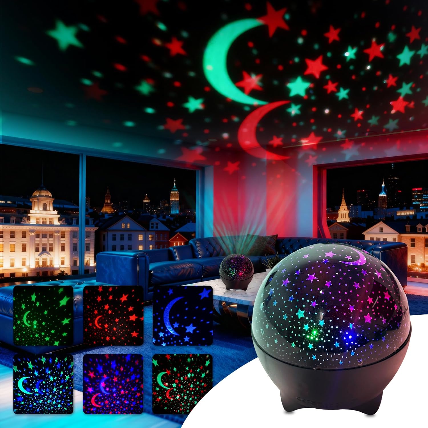 MAXROCK Star & Moon Projector just $14.99 at Amazon