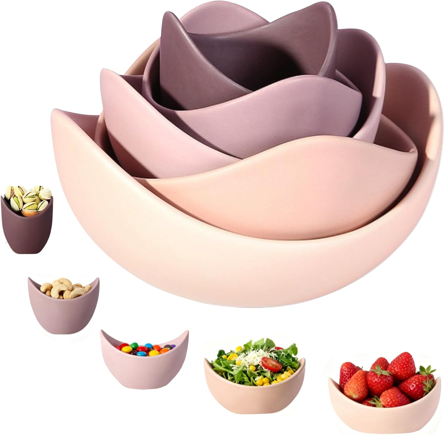5 Packs Salad Decorative Bowls Deal: Save 28%