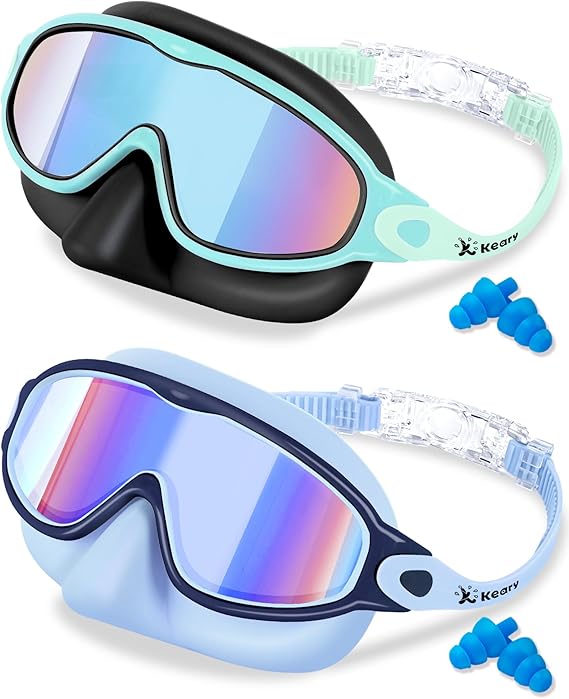 2 Pack Kids Swim Goggles