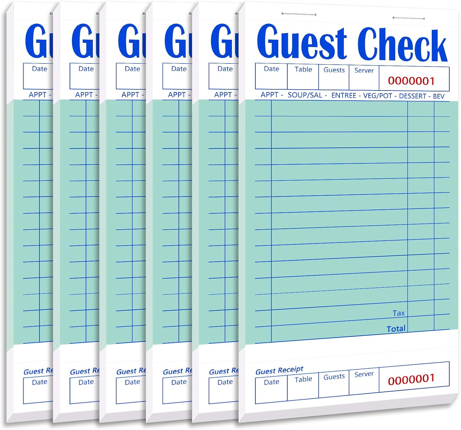Guest Check Books 6 Pack ONLY $4.70 at Amazon