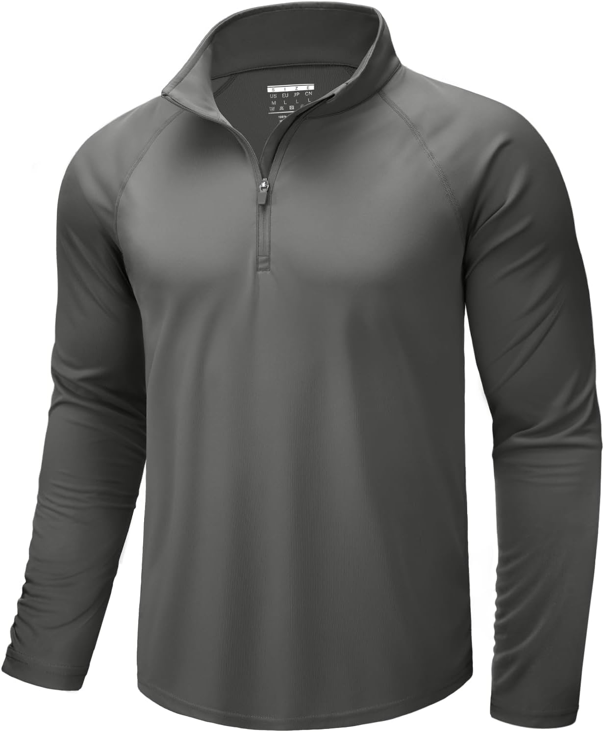 CRYSULLY Men’s Quarter Zip Shirt Long Sleeve  ONLY $24.96 at Amazon