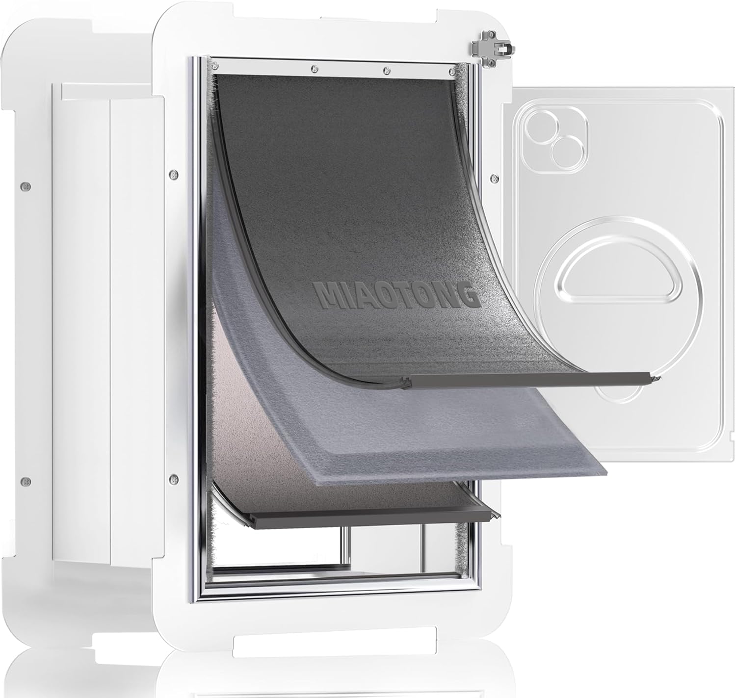 MIAOTONG 3-Flap Dog Door for Wall ONLY $105.99 at Amazon