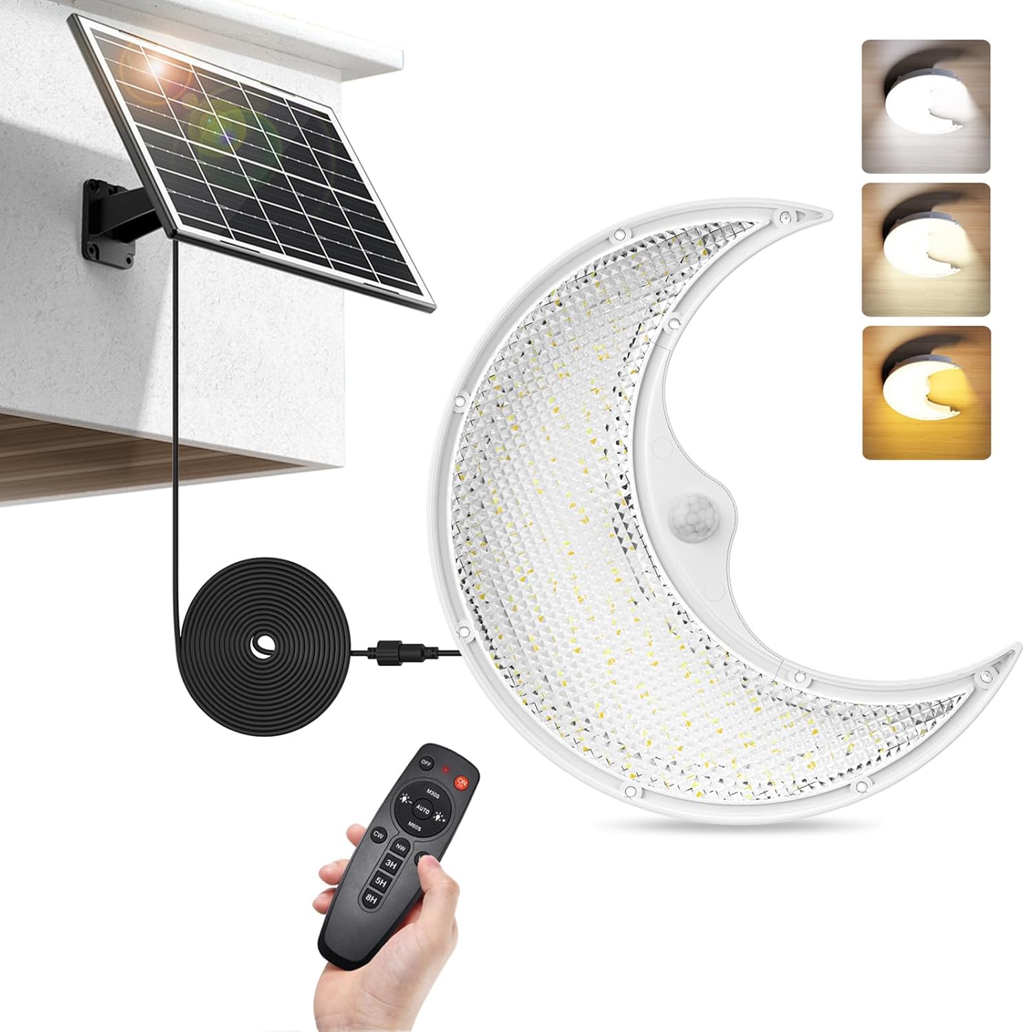 Solar Moon Lights Indoor/Outdoor-Motion Senso ONLY $29.99 at Amazon