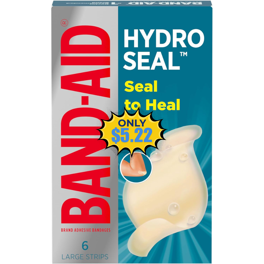 BAND-AID Hydro Seal Adhesive Bandages 23% Off at Subscribe & Save
