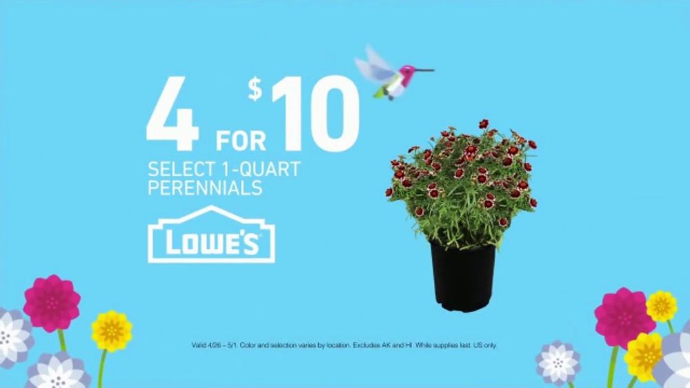 Free Spring Flower Giveaway at Lowe’s on May 9th!