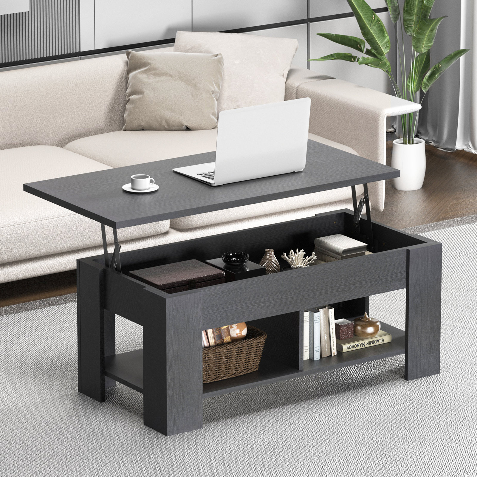 Millwood Pines Sparta Lift Top Coffee Table just $209.99 at Wayfair