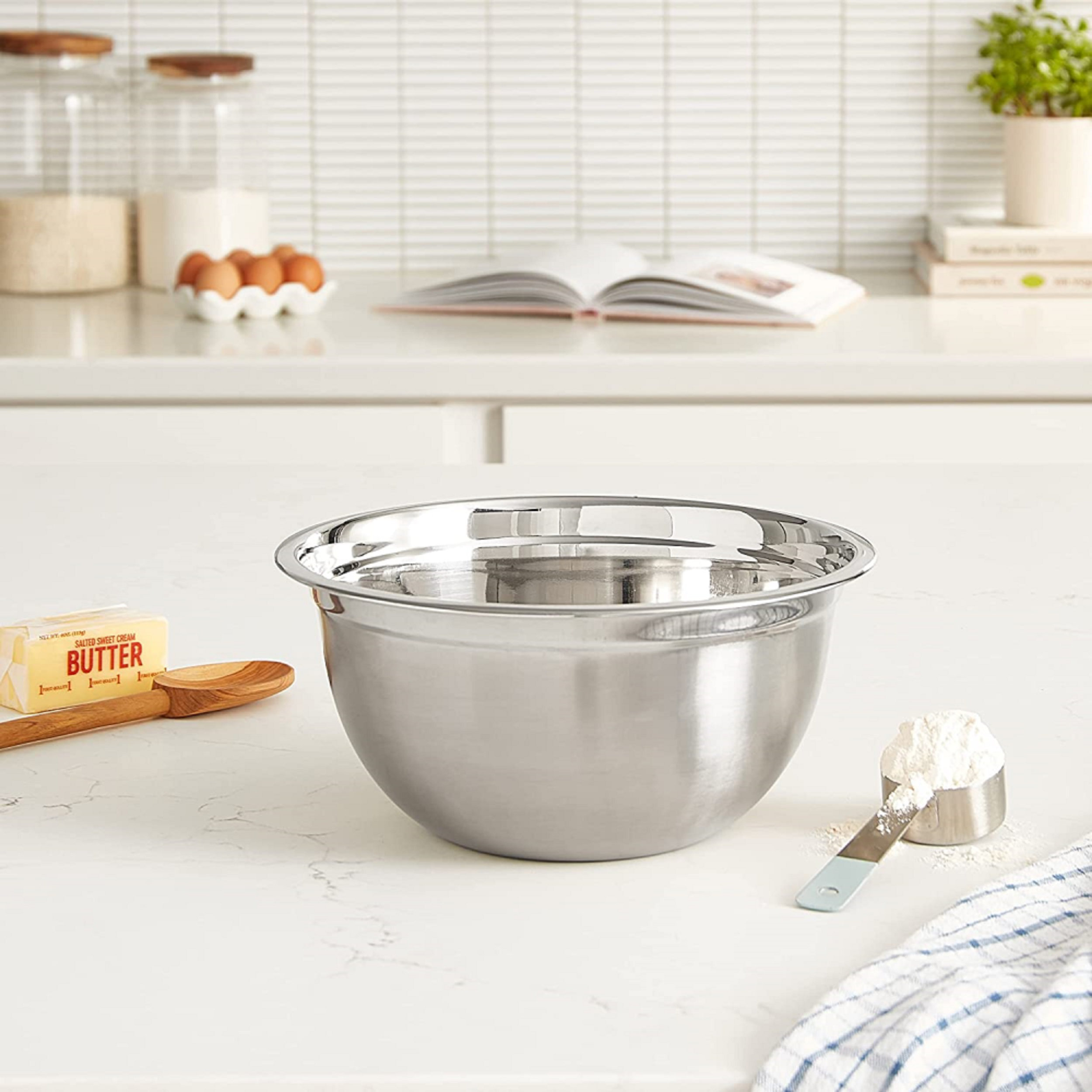 YBM Home Stainless Steel Mixing Bowl just $12.99 at Wayfair