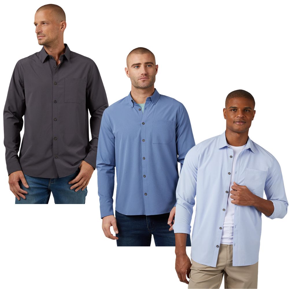 Men’s Casual Long Sleeve Dress Shirt ONLY $12.99 at 32 Degrees