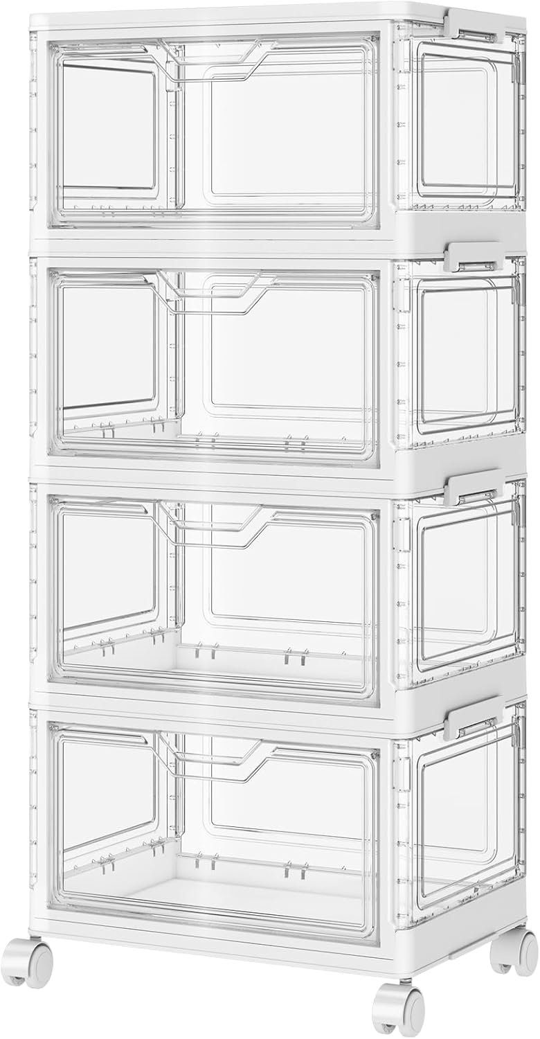 SNSLXH Portable Clear Storage Bins – Just $39.99 at Amazon