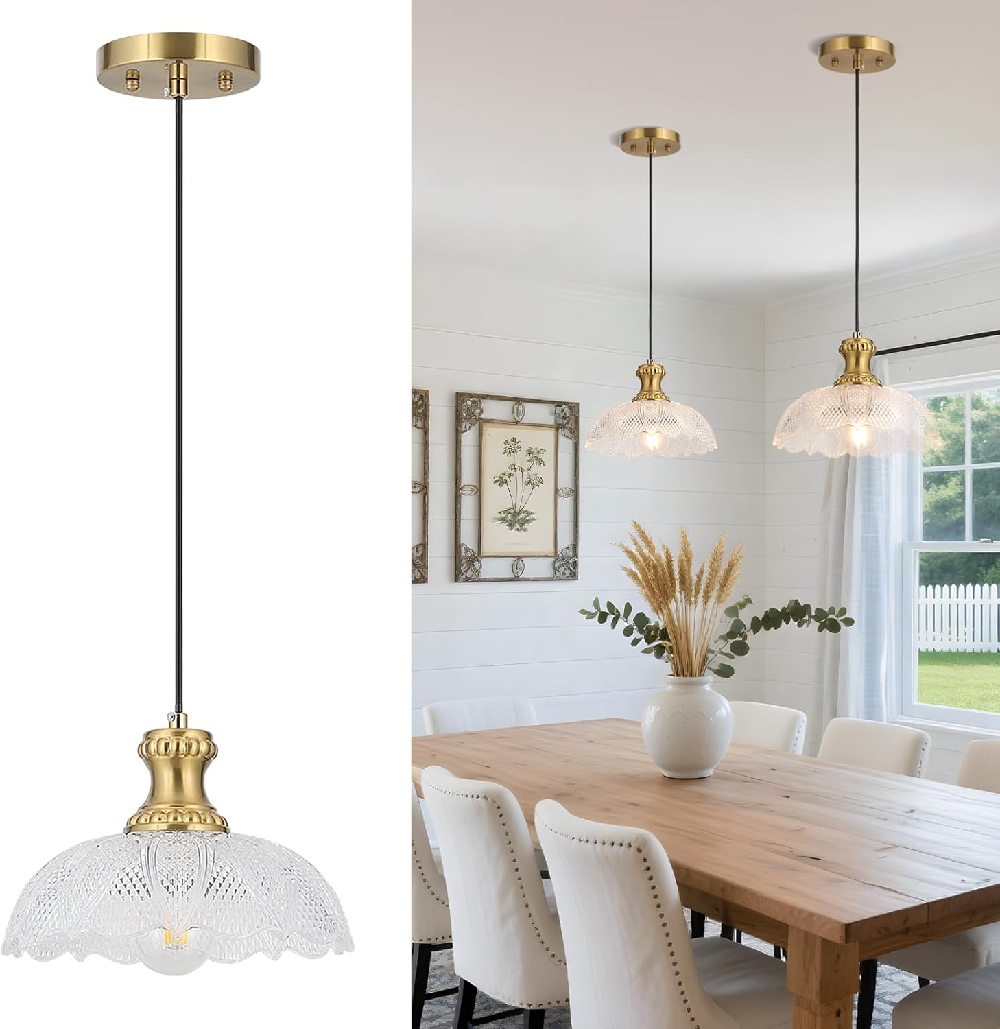 AoMck Island Pendant Lights for Kitchen ONLY $39.99 at Amazon