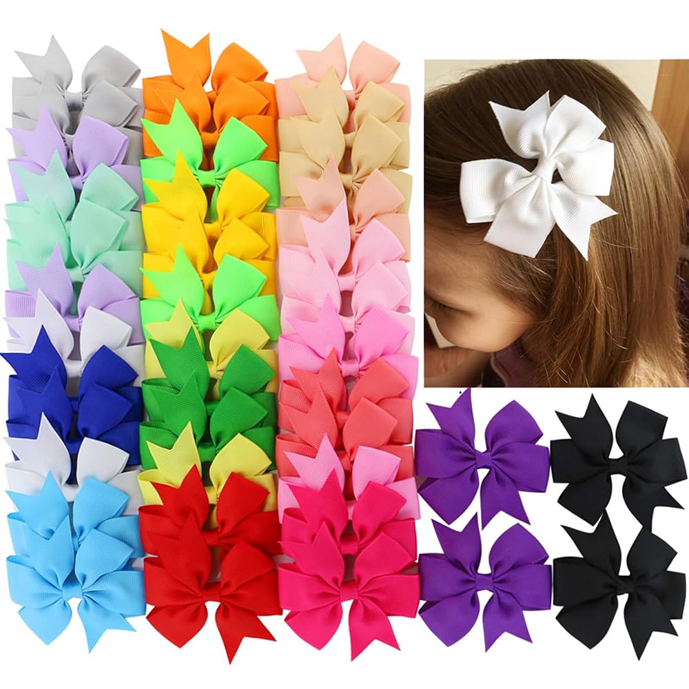 40-Piece Hair Bows for Girls: Just $9.99 at Amazon