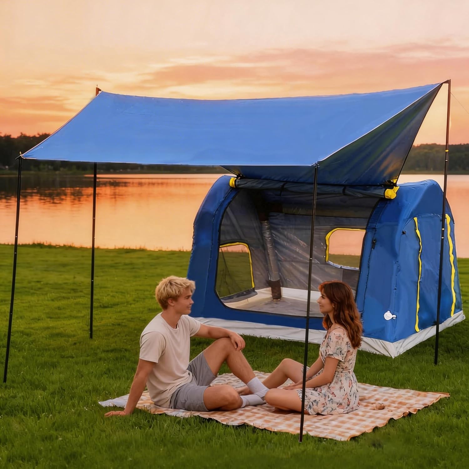 Eolzzi 3-4 Person Inflatable Tent Now $114.99 at Amazon