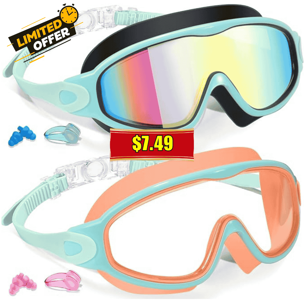 Keary 2 Pack Kids Swim Goggles