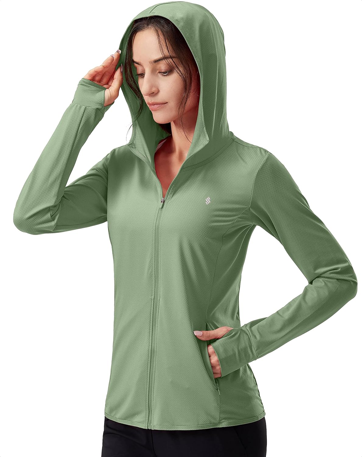 Soothfeel Women’s UPF 50+ Sun Protection Hoodie Jacket just $23.99 at Amazon