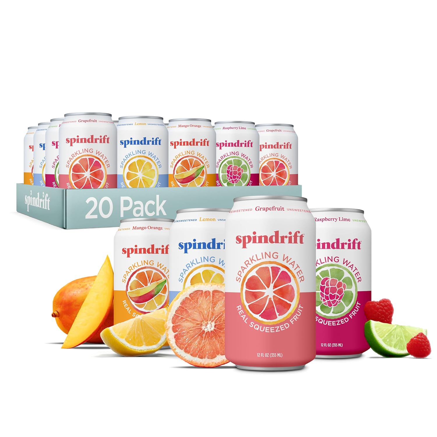 Spindrift Sparkling Water 20-Pack for $9 Shipped at Amazon