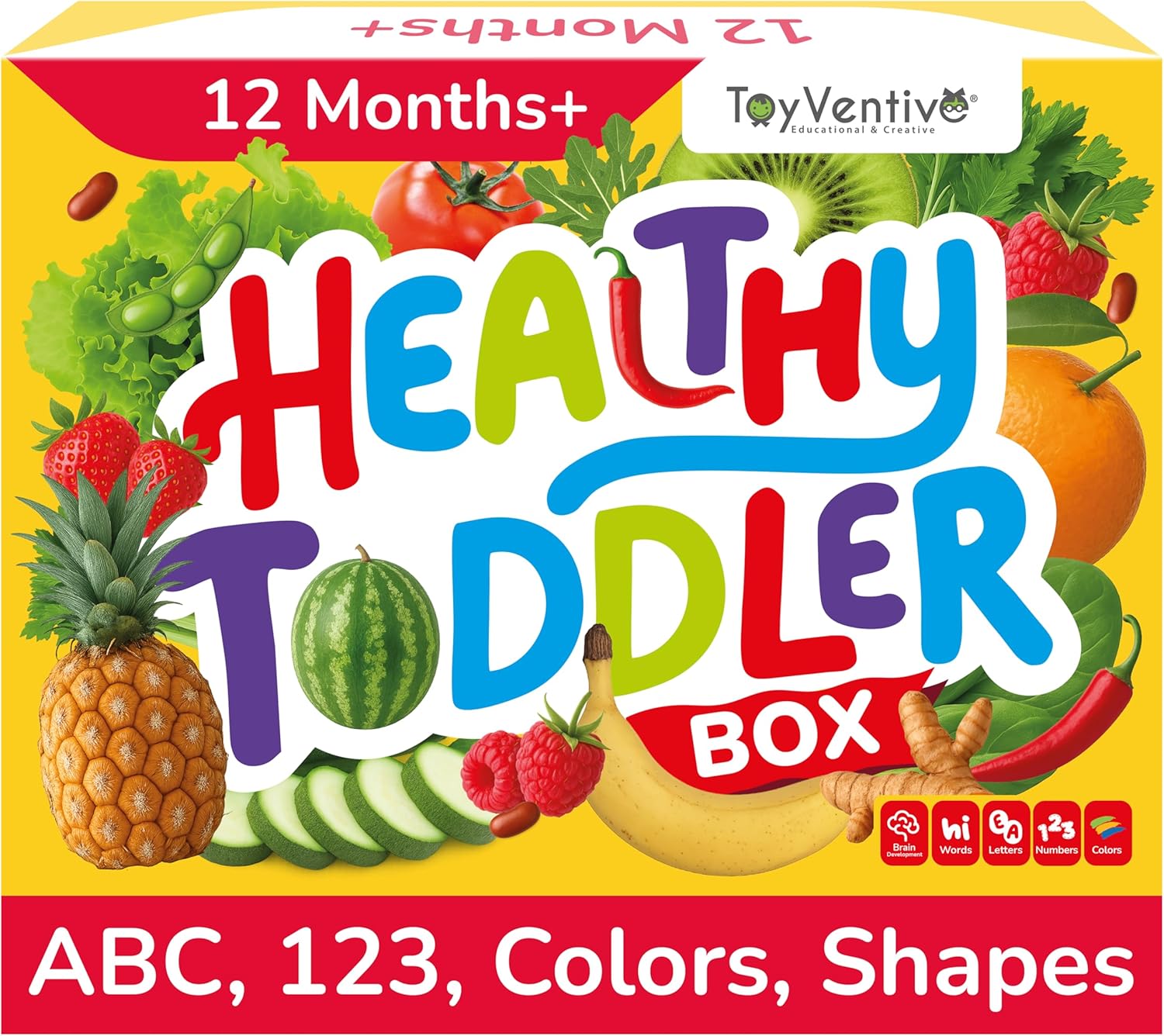 TOYVENTIVE Preschool Learning Activities, Montessori Toys for 1 Year Old, Toddle