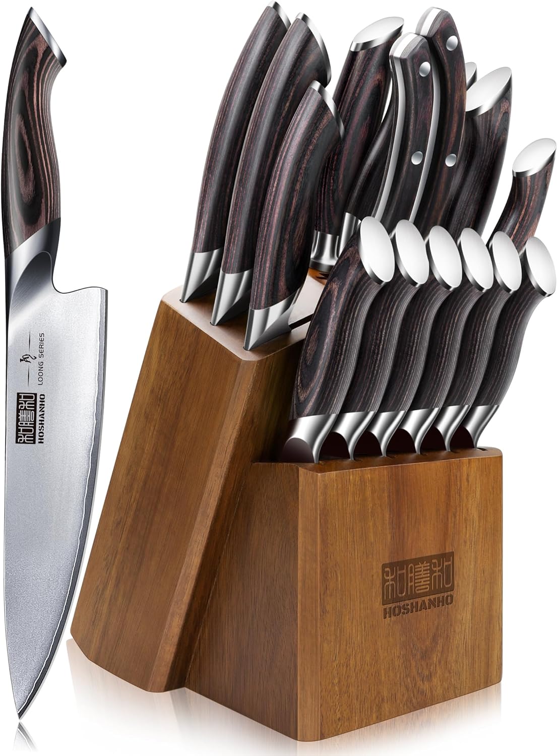 HOSHANHO 16-Piece Knife Set ONLY $208.97 at Amazon