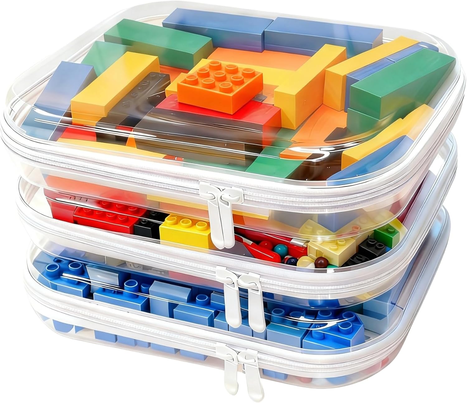 3PCS Clear Hard Shell Zipper Case ONLY $20.89 at Amazon