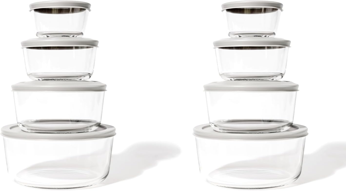 DURA LIVING 16-Piece Glass Food Storage Set just $29.99 at Amazon