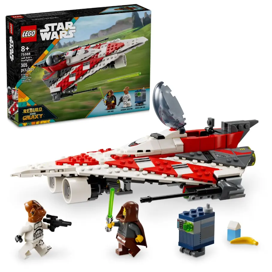 LEGO Star Wars Jedi Bob’s Starfighter Building Toy for ONLY $31.99 at Walmart