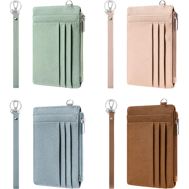 Women Slim Wristlet Keychain Wallets Deal: Save 50% at Women Slim Wristlet Keyc…