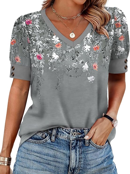 Casual Plus Size Blouses Dressy