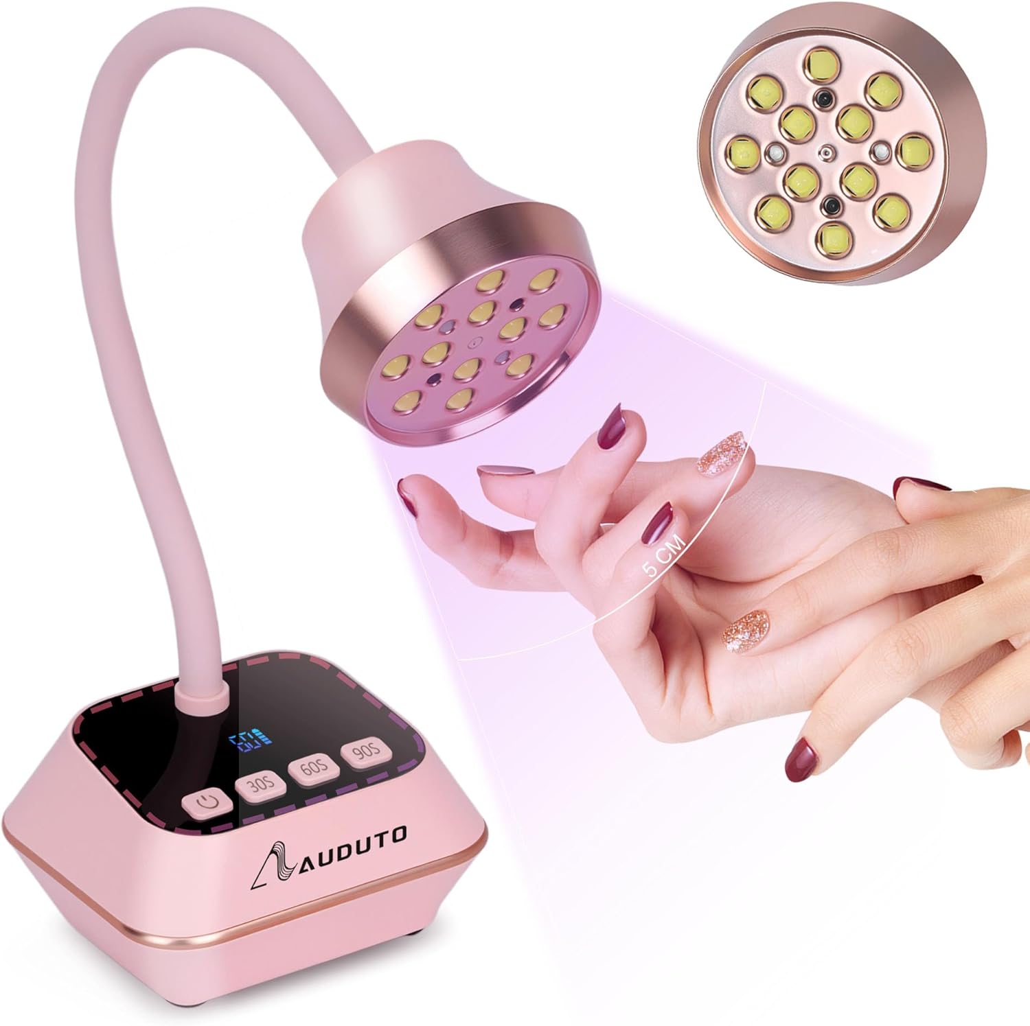 Auduto UV LED Nail Lamp for Gel Nails Polish ONLY $16.99 at Amazon