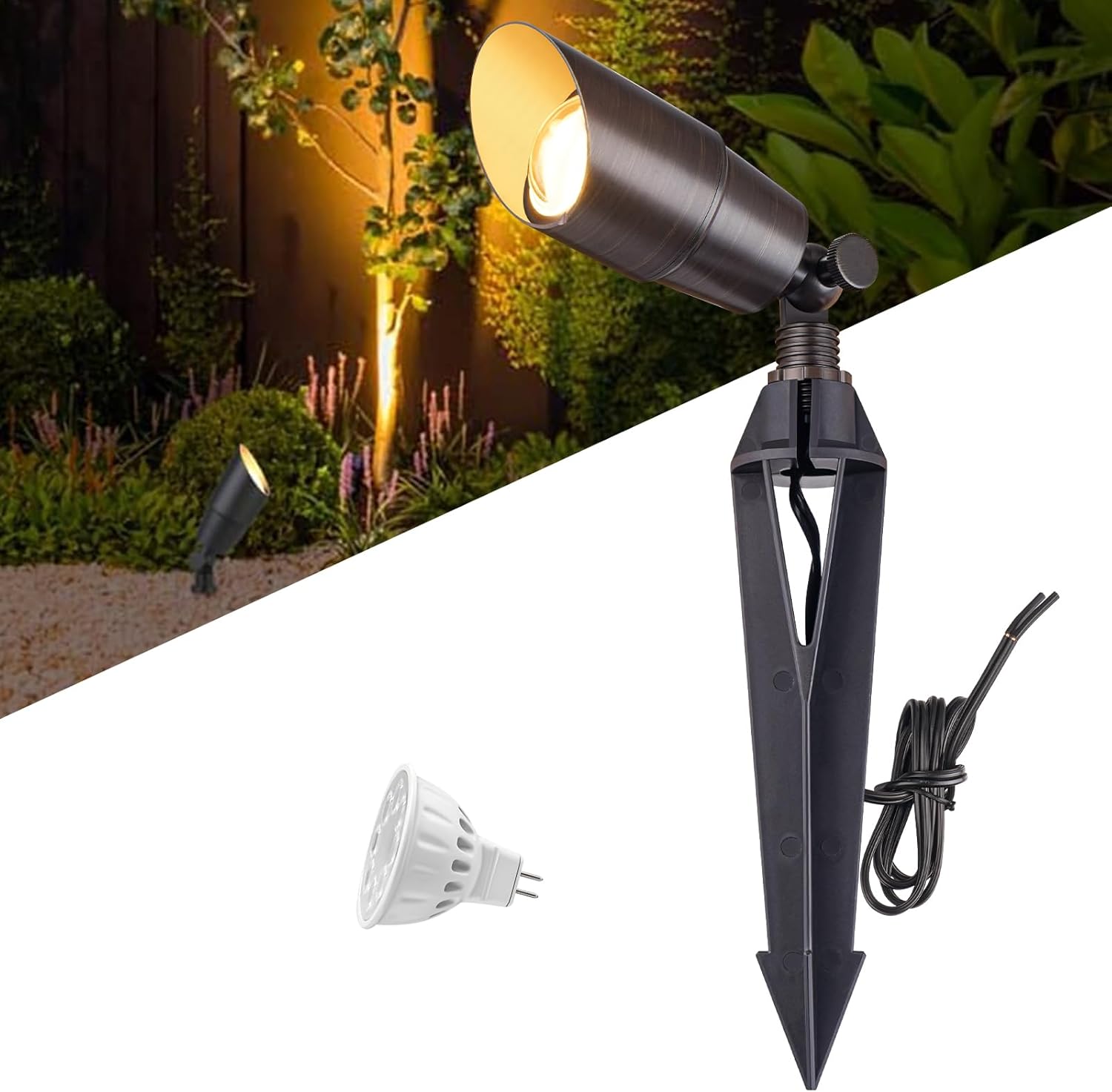 Noobibaba Solid Brass 12V Wired Low Voltage S ONLY $31.33 at Amazon