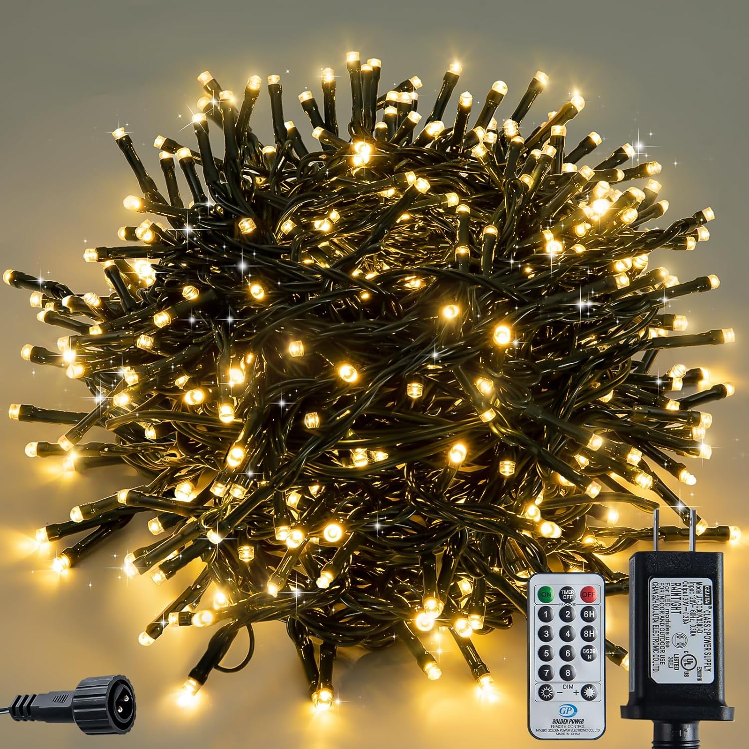 Clownya Christmas Lights 33ft 100 LEDs ONLY $8.99 at Amazon