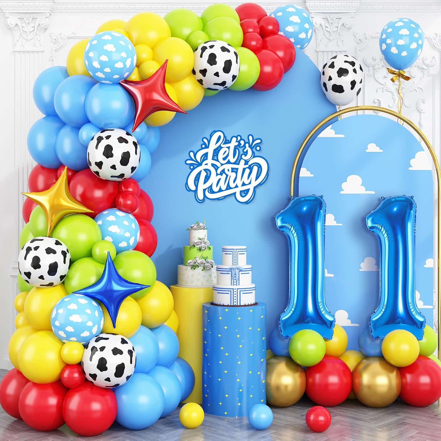 11th Birthday Balloons Arch Kit just $4.49 at Amazon