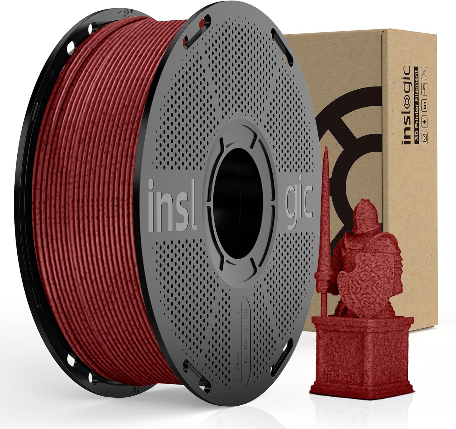 Inslogic Marble PLA 3D Printer Filament just $13.99 at Amazon