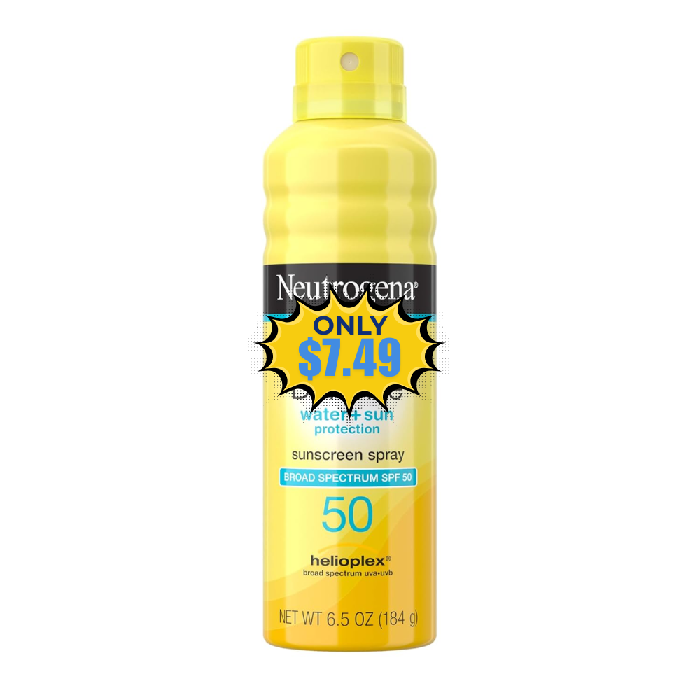 Neutrogena Sunscreen Spray SPF 50 Deal: Save 40% at Neutrogena