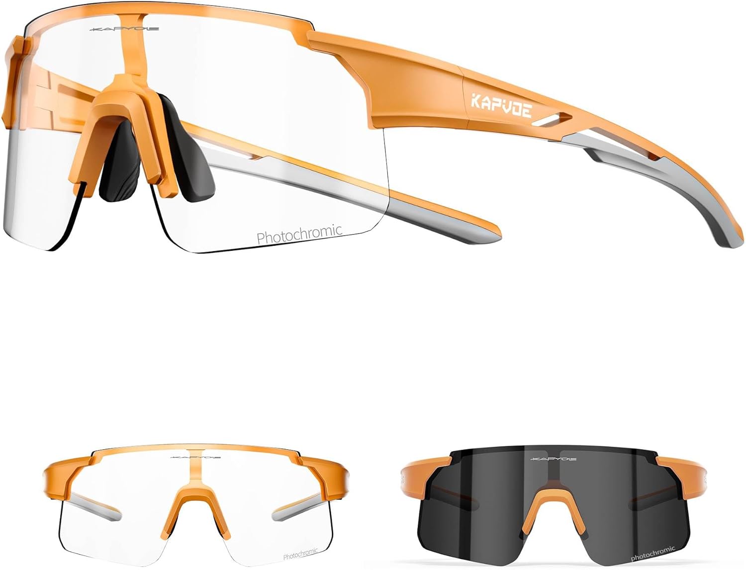 KAPVOE Kids Baseball Glasses Youth Sports Sunglasses Softball Cycling Running Sh