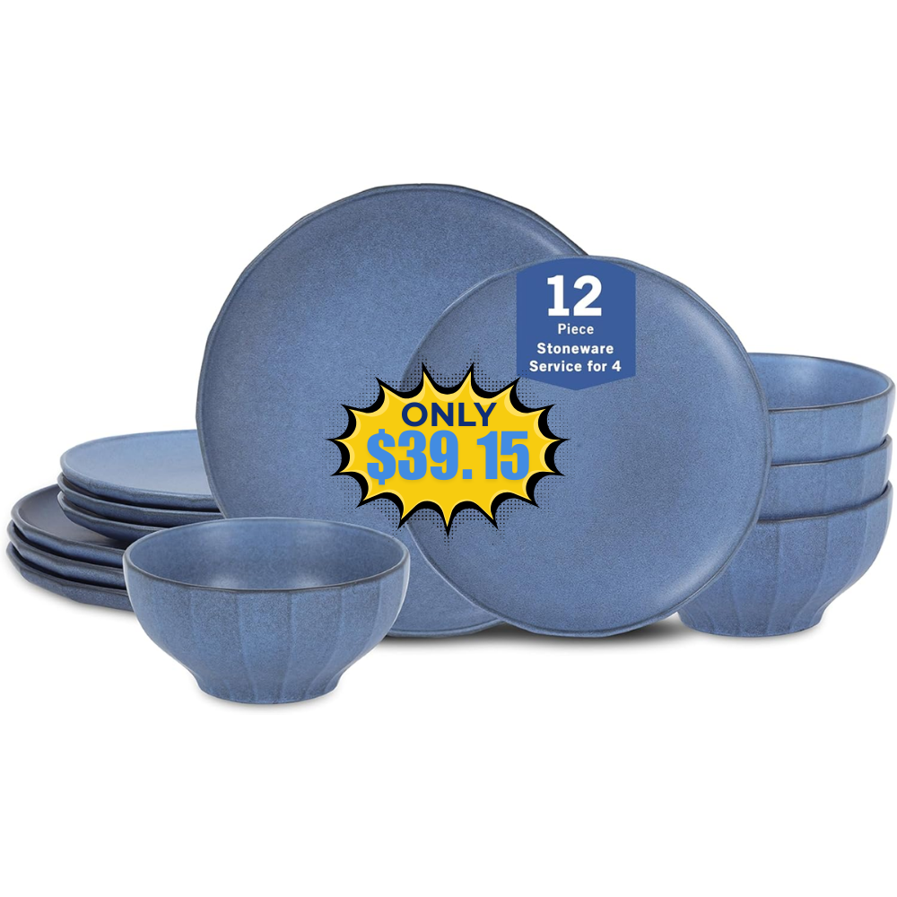 Stone Lain Rio 12-Piece Dinnerware Set Sale: Save 56%