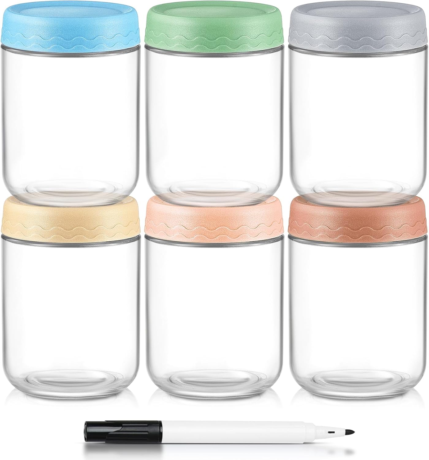 DRKIO 16 Oz Overnight Oats Containers – 6 Pack for just $19.99 at Amazon