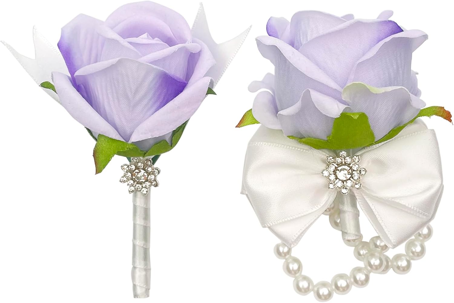 Purple Corsage and Boutonniere Set for Weddin ONLY $9.99 at Amazon